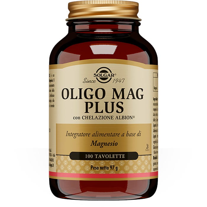Solgar Oligo Mag Plus 100 Tavolette: Integratore Magnesio-2