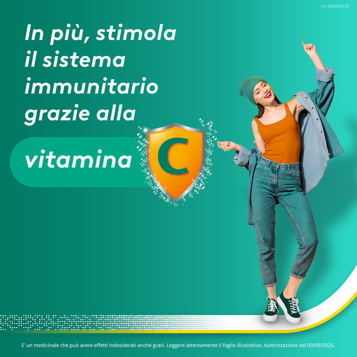 Aspirina C Antinfiammatorio e Antidolorifico per Influenza e Febbre con Vitamina C 10 Buste Arancia
