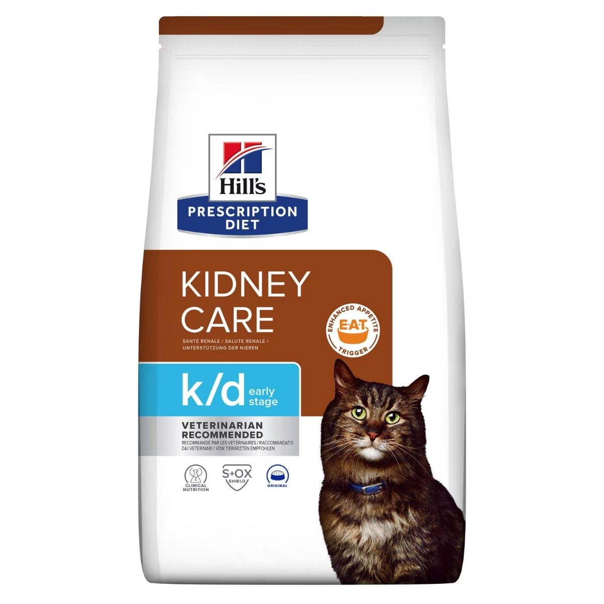 Hill's Prescription Diet K/D Kidney Care Early Stage Crocchette Per Gatti Sacco 1,5kg-1