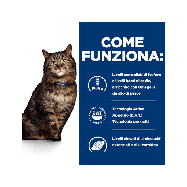 Hill's Prescription Diet K/D Kidney Care Early Stage Crocchette Per Gatti Sacco 1,5kg-4