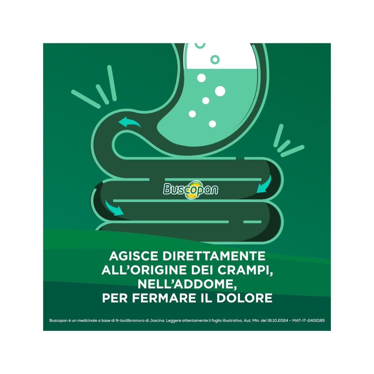 Buscopan Per Mal di Pancia Crampi Dolori Addominali 40 Compresse-3