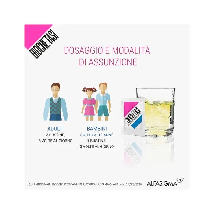 Biochetasi Orosolubile Granulato Effervescente 18 Bustine-13