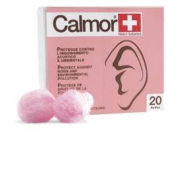 Calmor Tappi Auricolari Cera 20 Pezzi-1