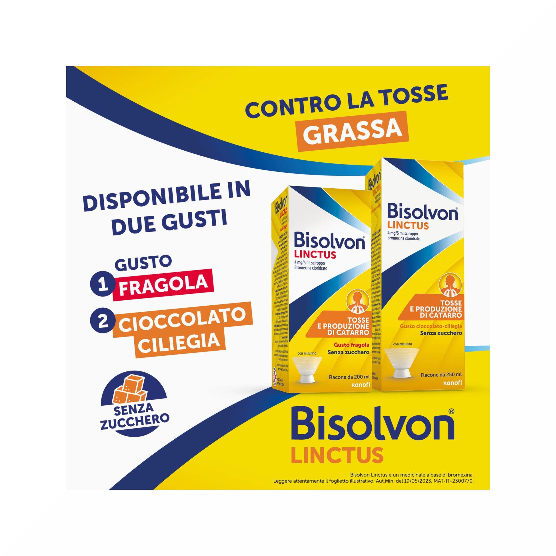 Bisolvon Linctus Sciroppo Mucolitico Per Tosse Grassa 2anni+ Fragola 200ml-25