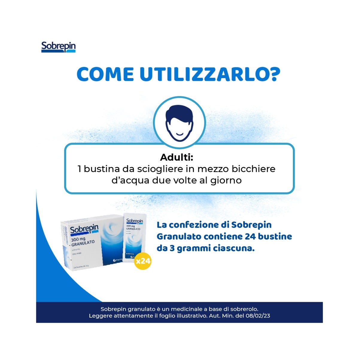 Sobrepin Granulato 24 Bustine 300mg-4