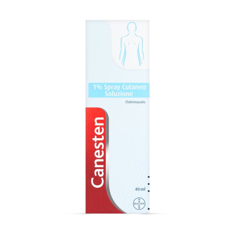 Canesten Spray cutaneo per Funghi e Micosi con Clotrimazolo 1% Antimicotico Antifungino Flacone 40ml-6