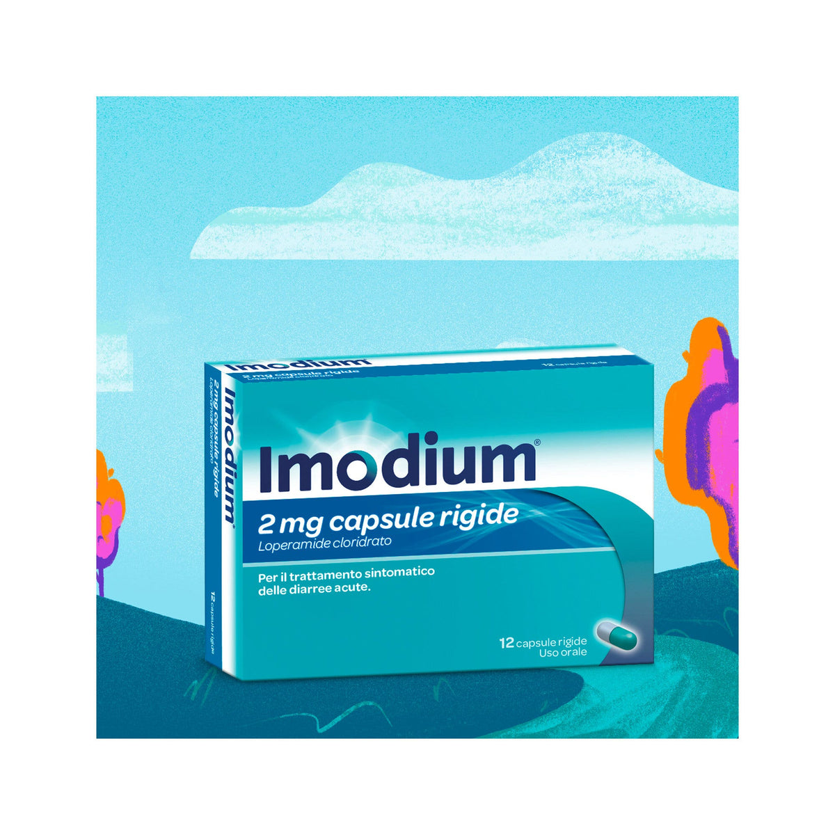 Imodium Diarrea occasionale acuta 12 Compresse-2