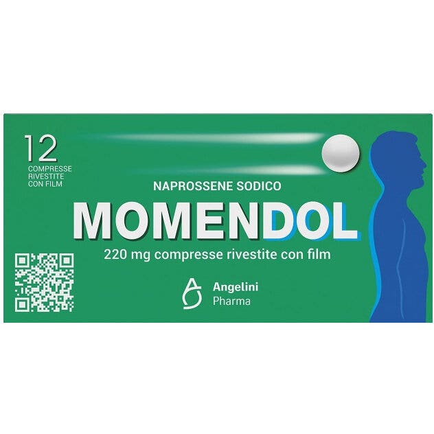 Momendol 12 Compresse Rivestite 220mg-1