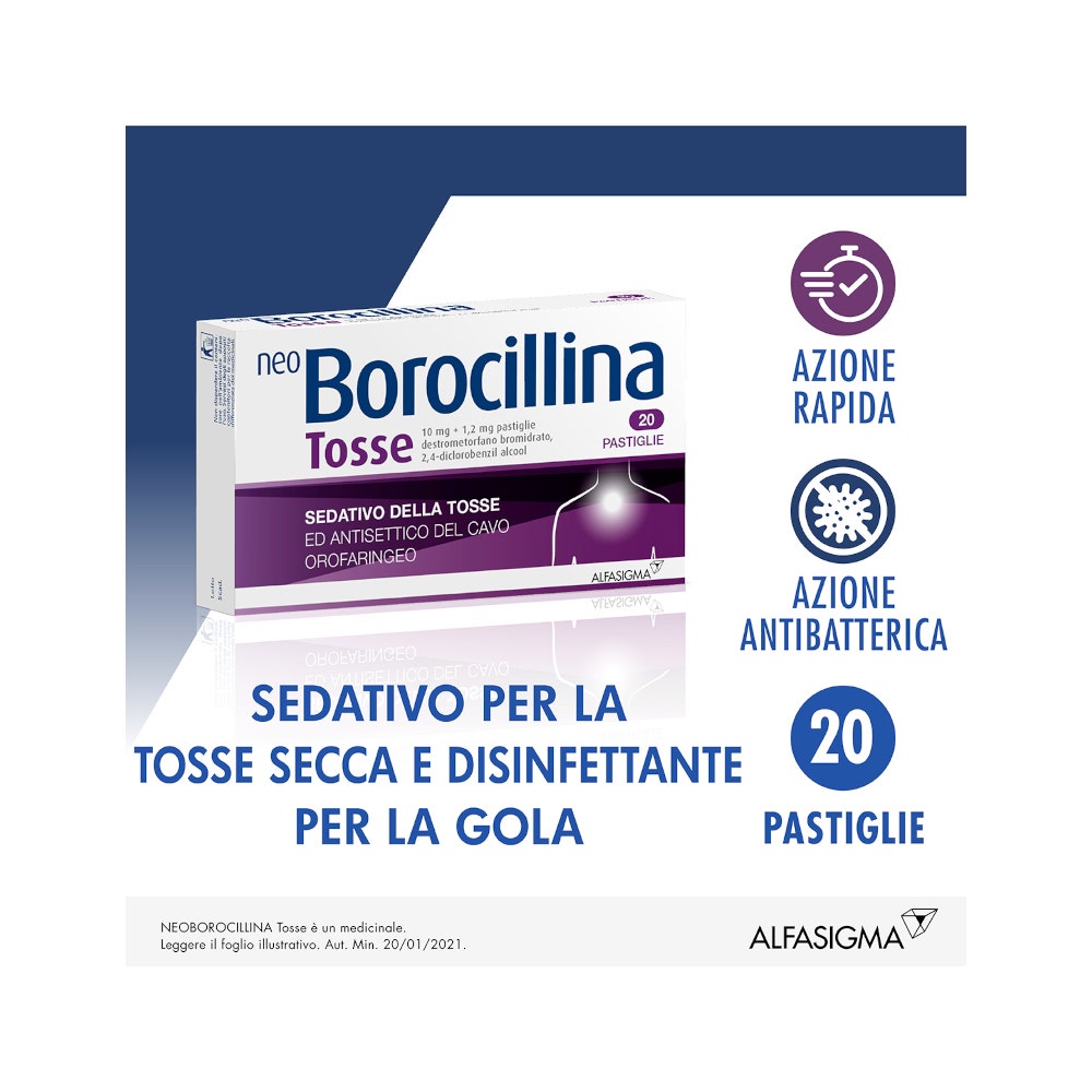 Neoborocillina Tosse 20 Pastiglie-7