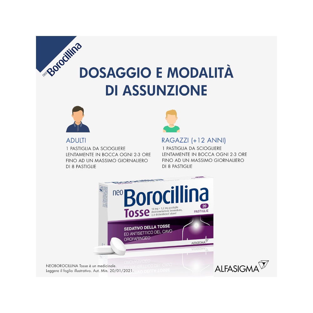 Neoborocillina Tosse 20 Pastiglie-9
