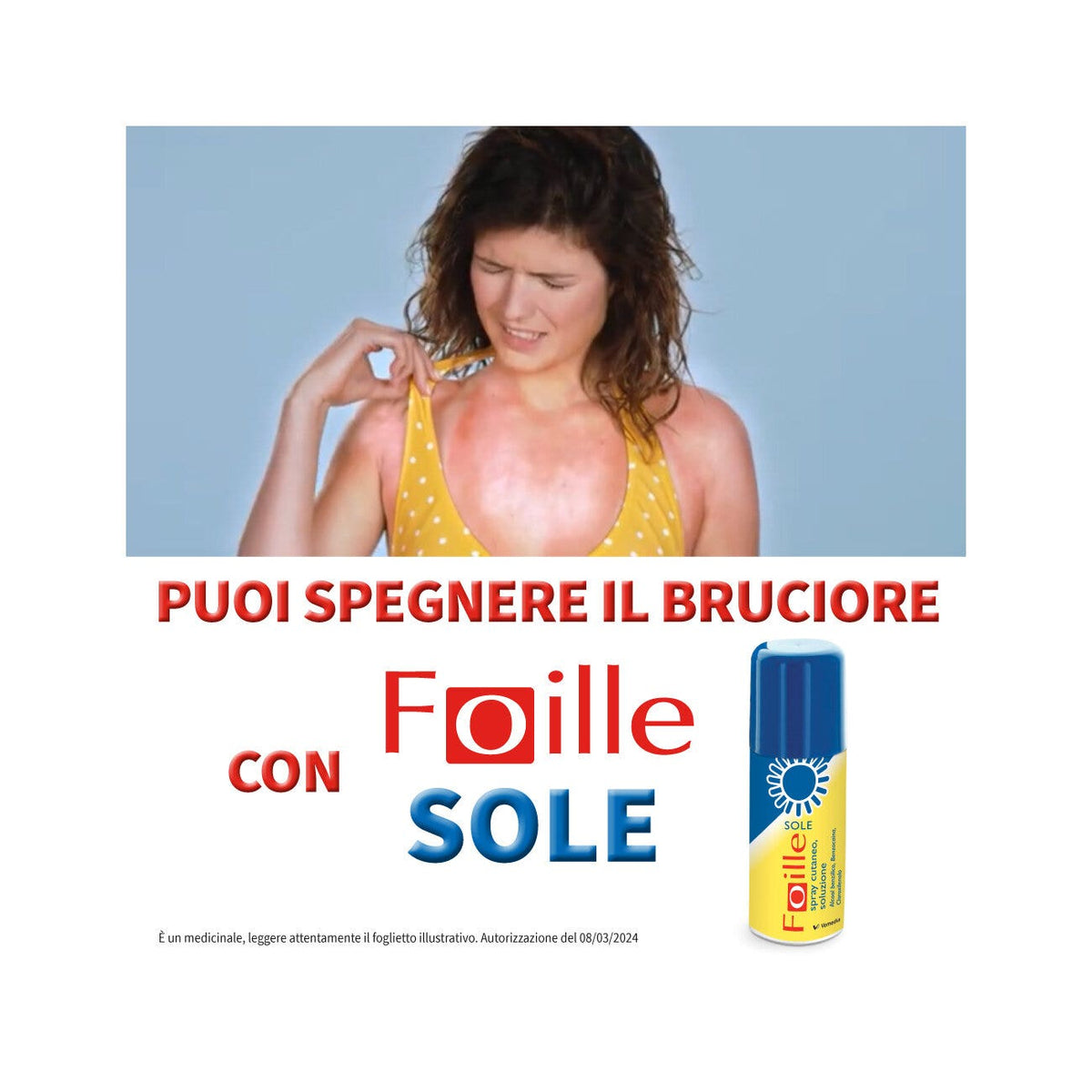 Foille Sole Spray per ustioni solari ed eritemi 70g-19