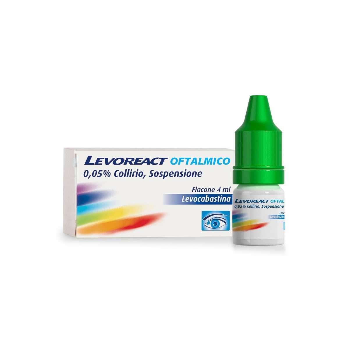 Levoreact Collirio Antistaminico per Occhi che Lacrimano e Congiuntivite Allergica-5