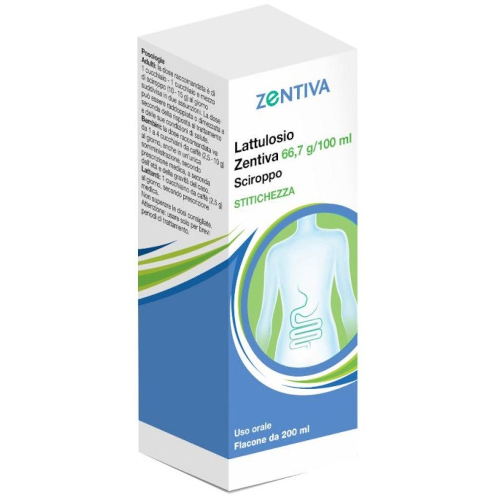 Lattulosio Zentiva Sciroppo 200ml 66,7g/100ml Flacone-1