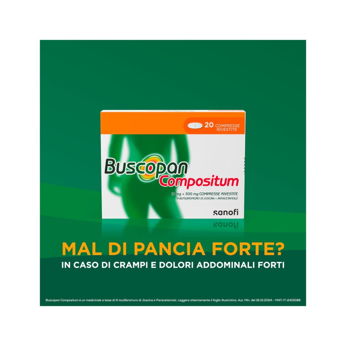 Buscopan Compositum Per Mal Di Pancia Forte Crampi Dolori Addominali 20 cpr-5
