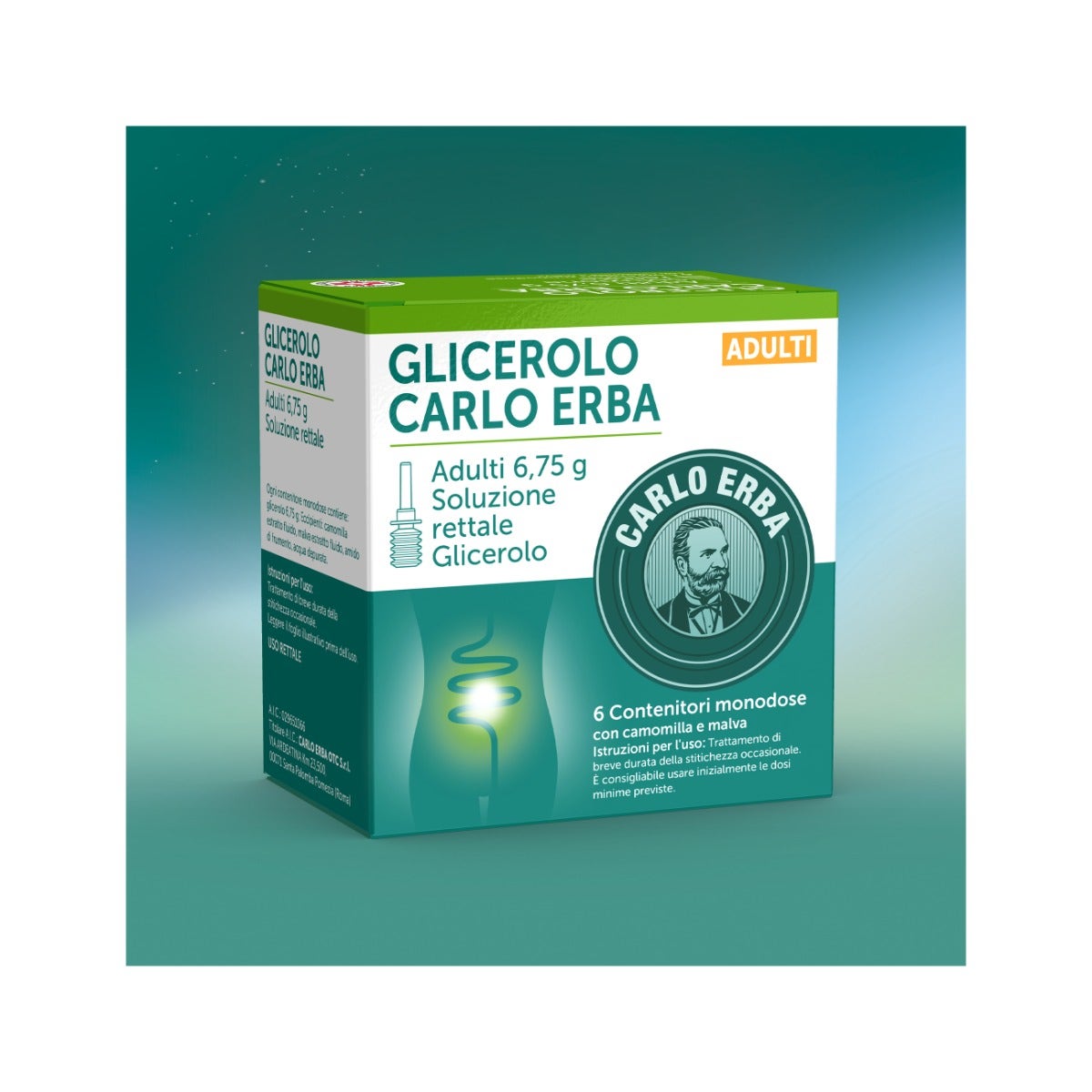 Glicerolo Adulti 6 Microclismi 6,75g Carlo Erba-5
