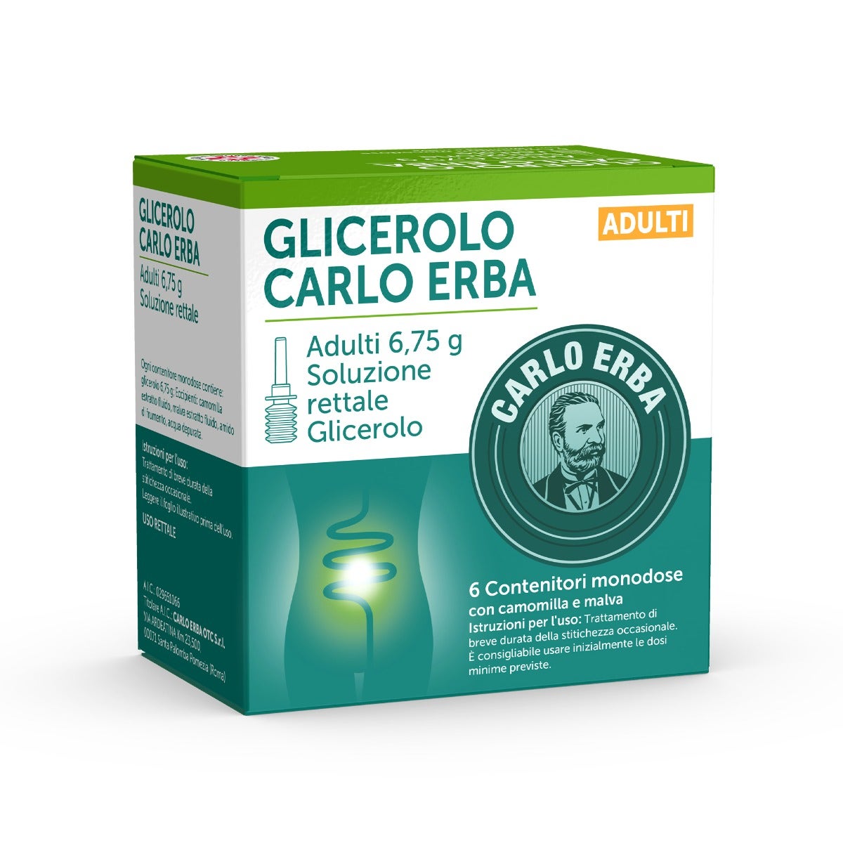Glicerolo Adulti 6 Microclismi 6,75g Carlo Erba-4