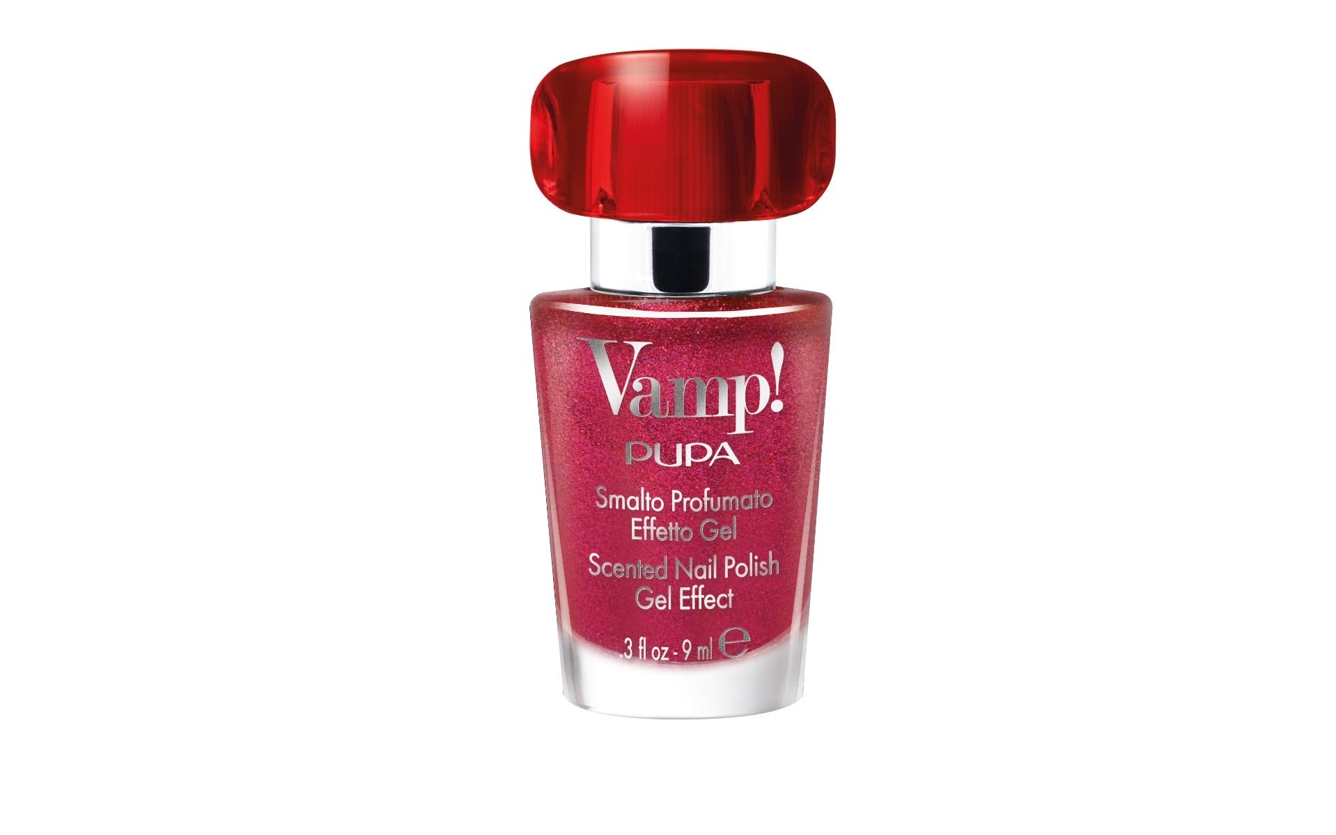 Pupa Vamp Smalto Profumato Effetto Gel Vibrant Ruby 9ml-1