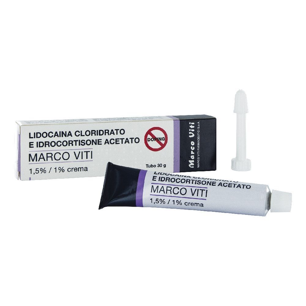 Marco Viti Lidocaina Idrocortisone Crema Rettale 30g 15mg /g + 10mg/g