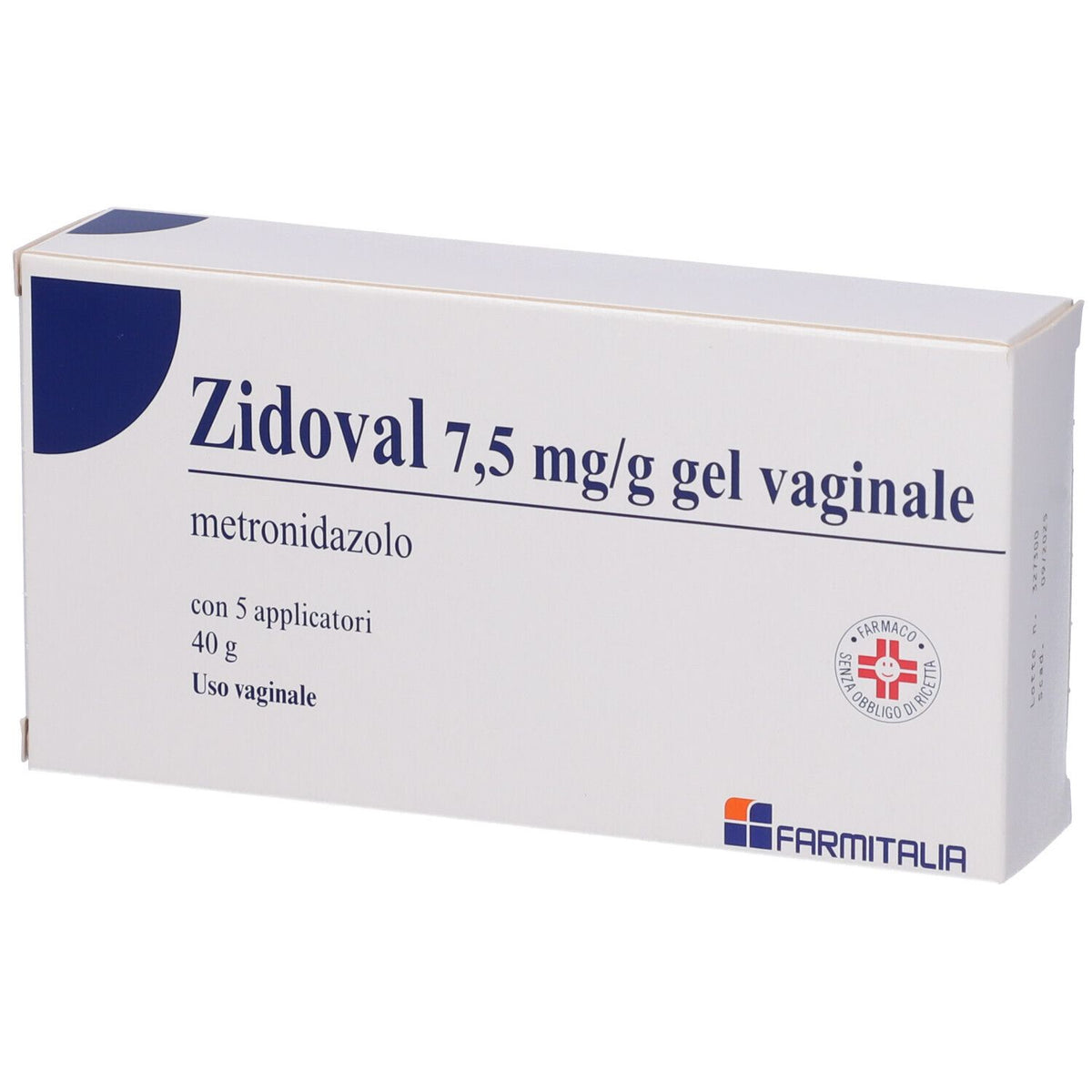 Zidoval Gel Vaginale 40g 0,75%+5 Applicatori
