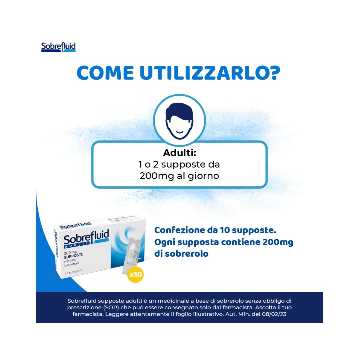 Sobrefluid Adulti 10 Supposte 200mg-3