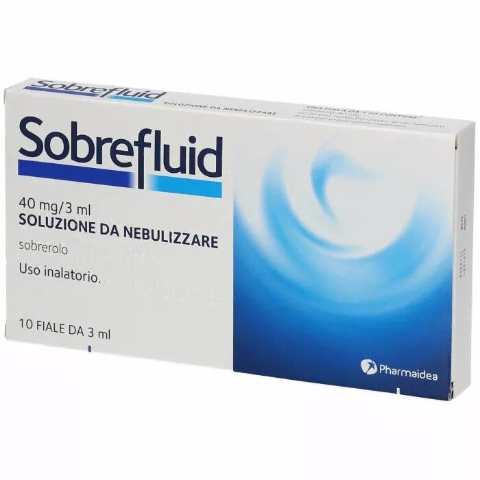 Sobrefluid Soluzione Da Nebulizzare 10 Fiale 40mg 3ml-5