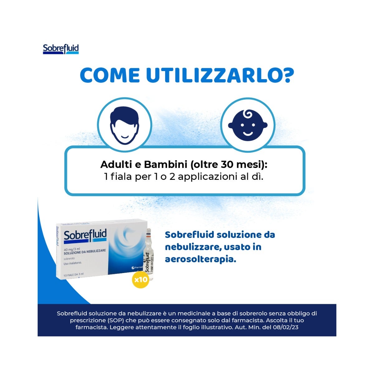 Sobrefluid Soluzione Da Nebulizzare 10 Fiale 40mg 3ml-4