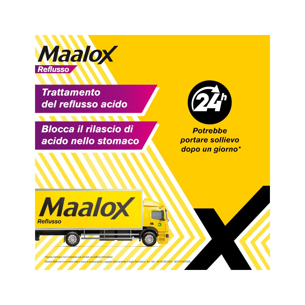 Maalox Reflusso Contro Reflusso Acido 14 Compresse-16