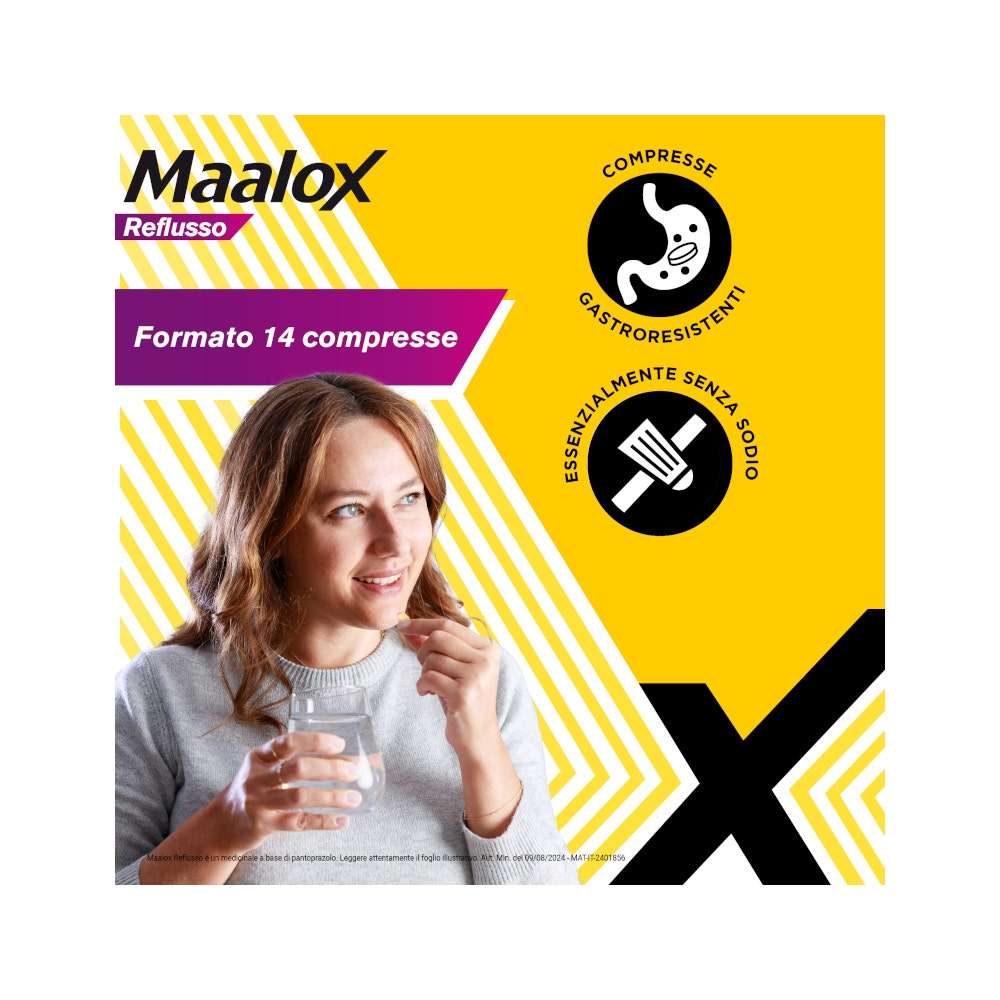 Maalox Reflusso Contro Reflusso Acido 14 Compresse-18
