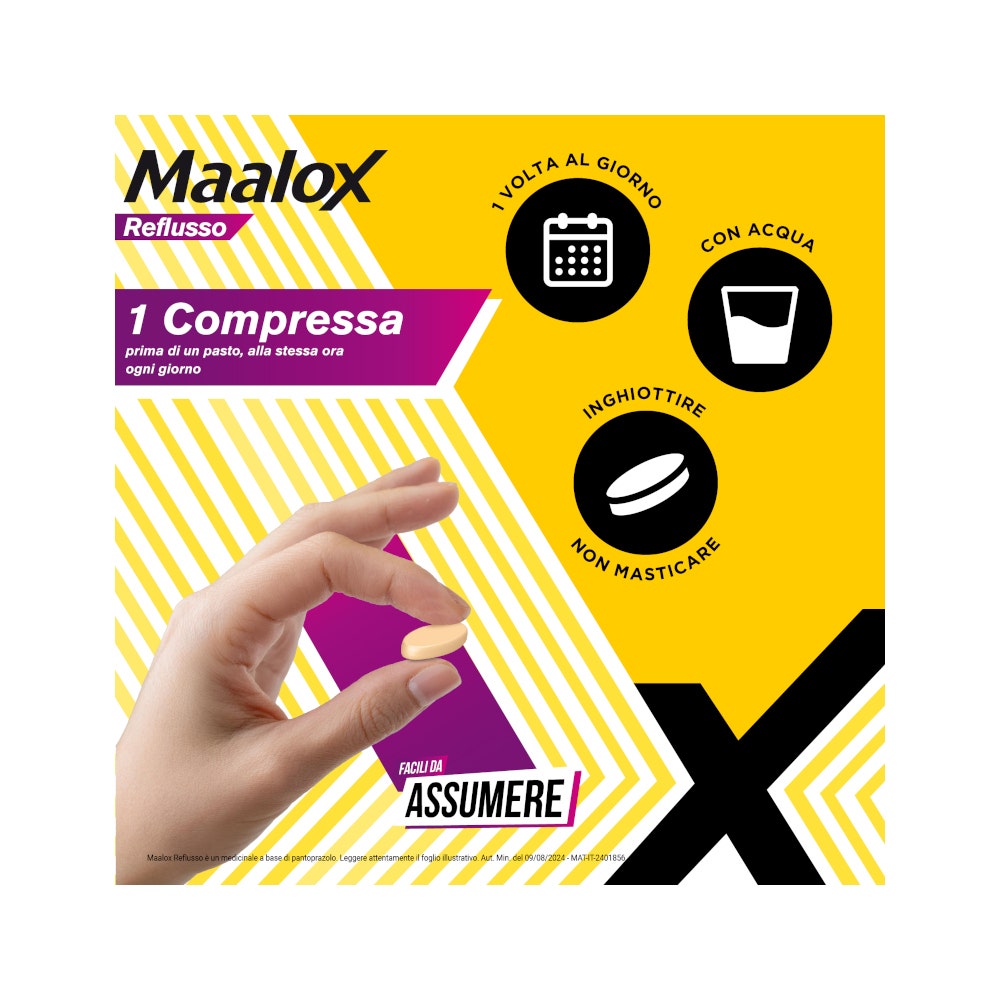 Maalox Reflusso Contro Reflusso Acido 14 Compresse-19