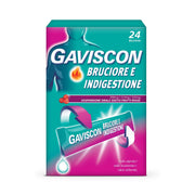 Gaviscon Bruciore E Indigestione Gusto Frutti Rossi 24 Bustine