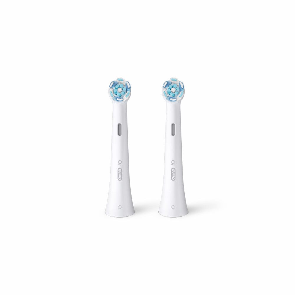 Oral B Testine Di Ricambio Io Ultimate Clean Bianche 2 Pezzi -6