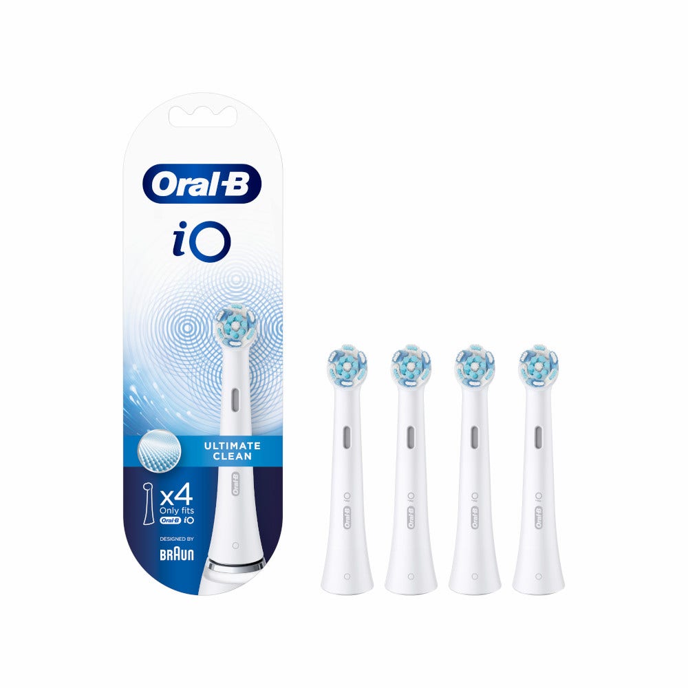 Oral B Testine Di Ricambio Io Ultimate Clean Bianche 4 Pezzi-6