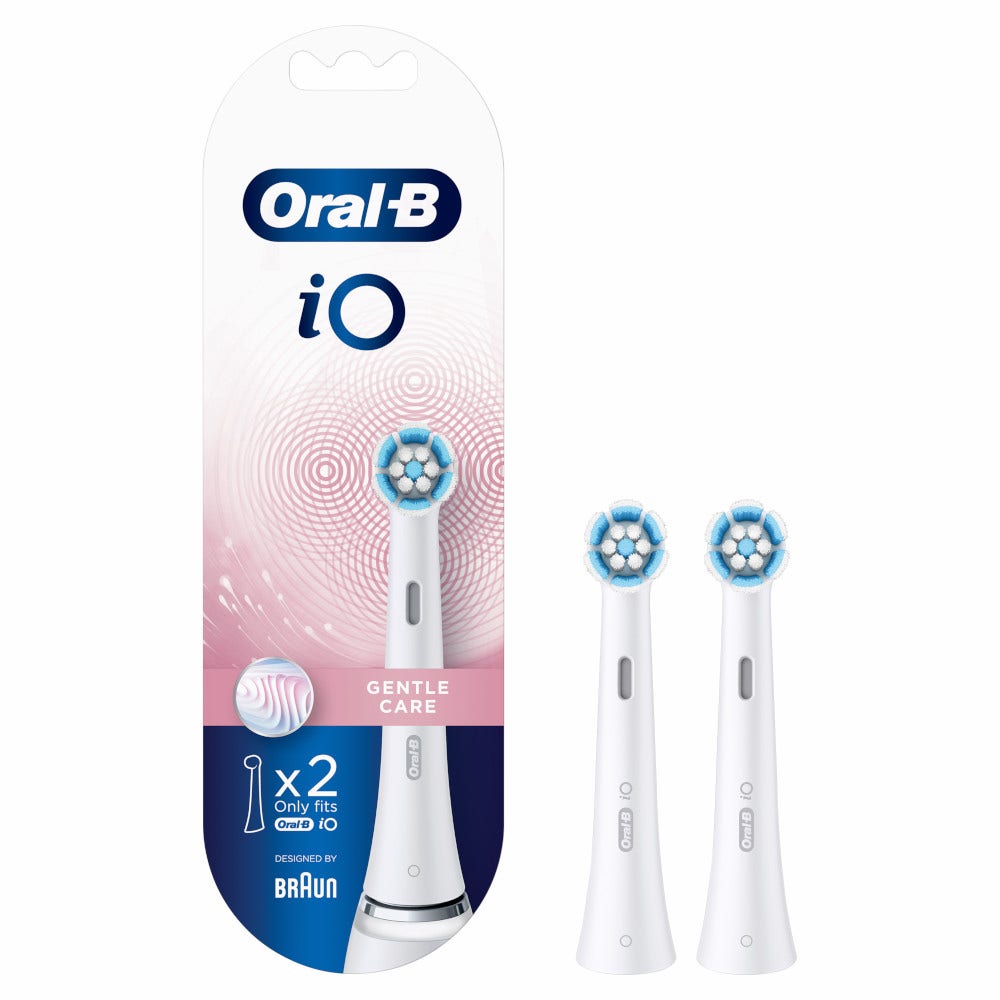 Oral-B Testine Di Ricambio Io Gentle Care Bianche 2 Pezzi -6