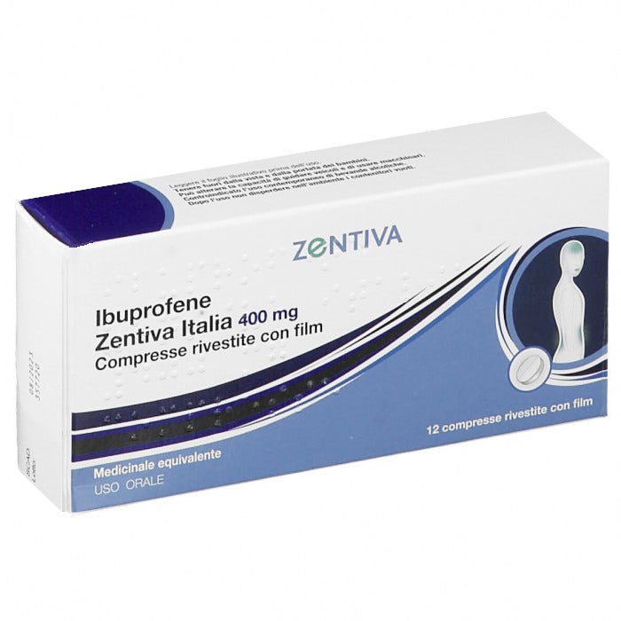 Zentiva Italia Ibuprofene 400mg 12 Compresse-1