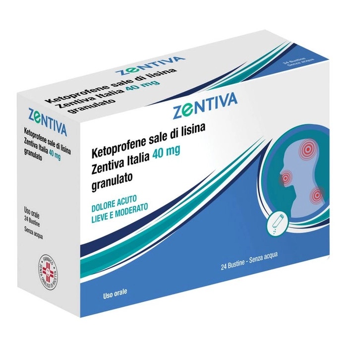 Zentiva Ketoprofene Sale Di Lisina 24 Bustine 40mg-2