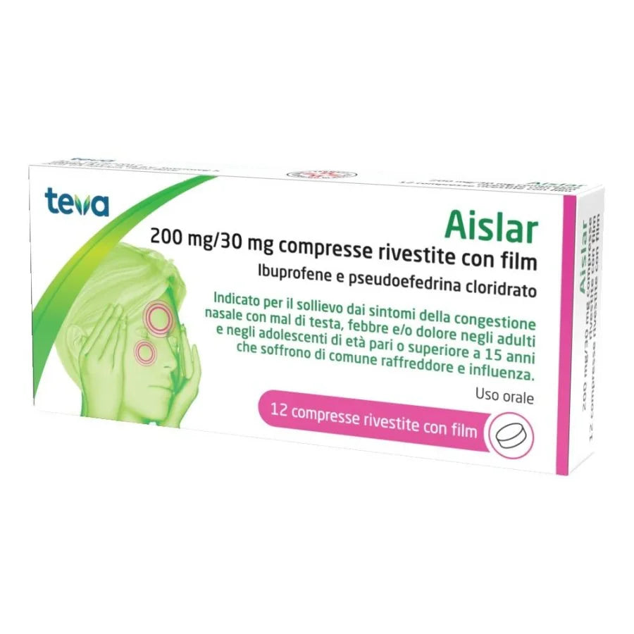 Aislar 200mg+30mg 12 Compresse