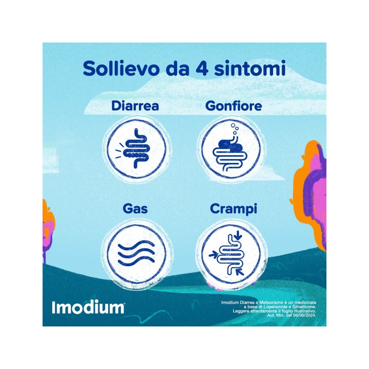 Imodium Diarrea e Meteorismo 12 Compresse-23