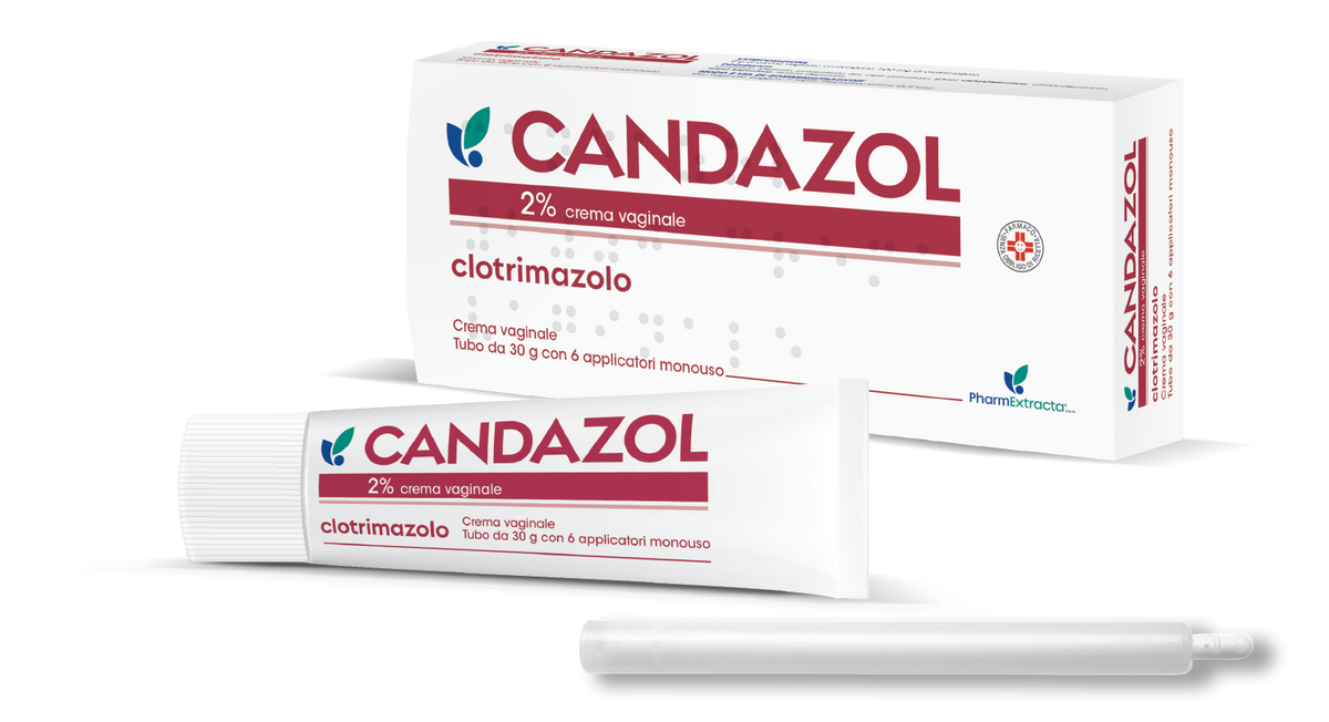 Candazol 2% Crema Vaginale 1 Tubo in al da 30 g con 6 Applicatori Monouso-0