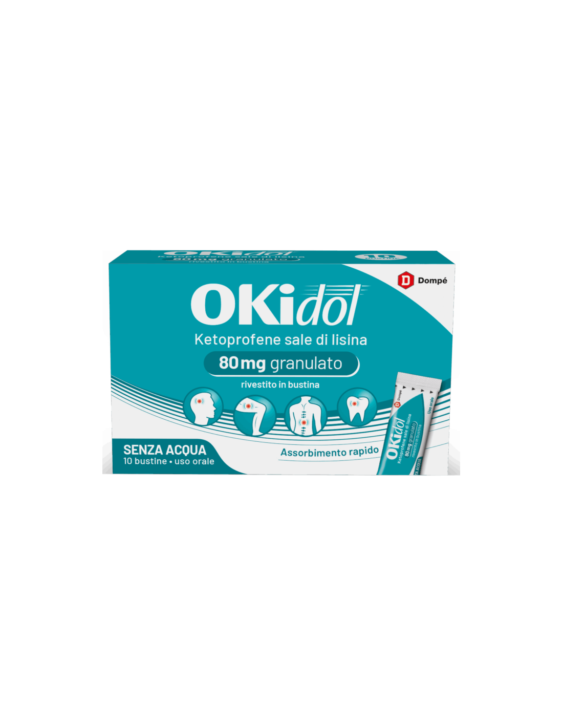 Okidol Orale Granulato 10 Bustine 80 mg