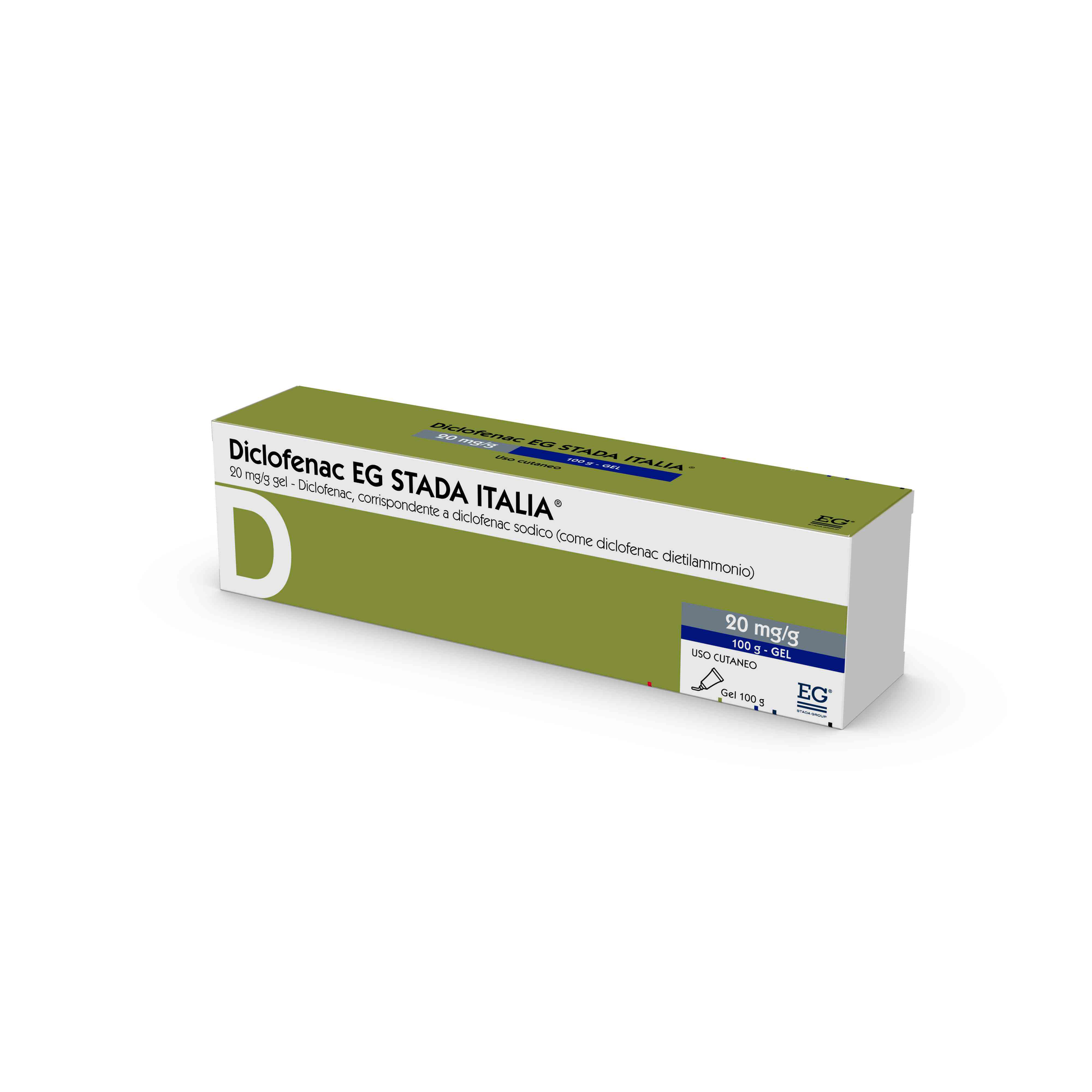 Diclofenac eg 20 Mg/g Gel 1 Tubo in al da 100 g-0
