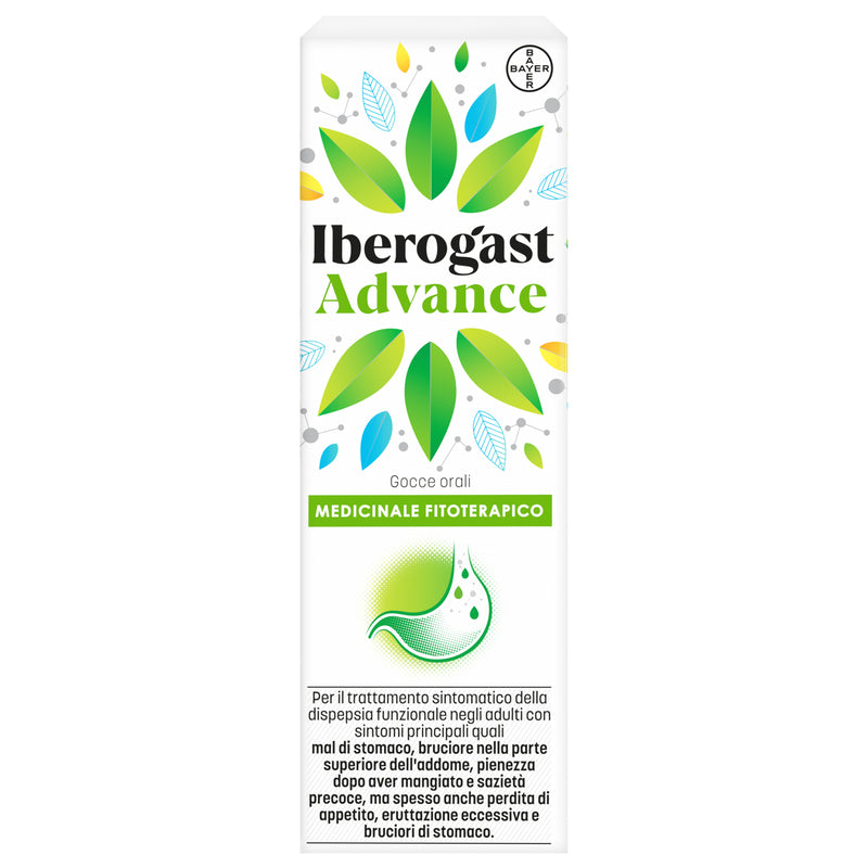 Iberogastadvance Gocce Orali Liquido 1 Flacone in Vetro da 50 ml con Applicatore Contagocce