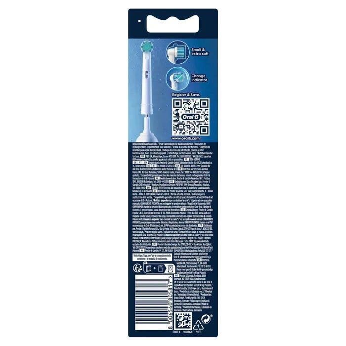 Oral-B Testine Di Ricambio Pro Kids Con Disney Cars o Principesse 4 Pezzi-10