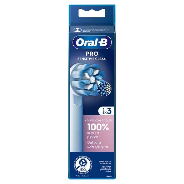 Oral-B Power Refill EB60-3 Sensitive Clean 3 Testine Di Ricambio -13