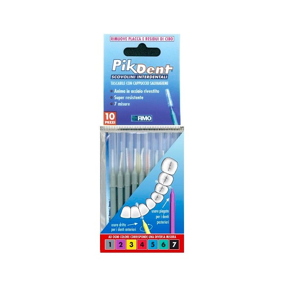 Pikdent Scovolini Interdentali 1 Grigio 10 Pezzi  - 2