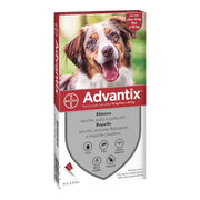 Advantix Spot On Per Cani da 10 A 25 Kg Soluzione 4 Pipette da 2,5ml