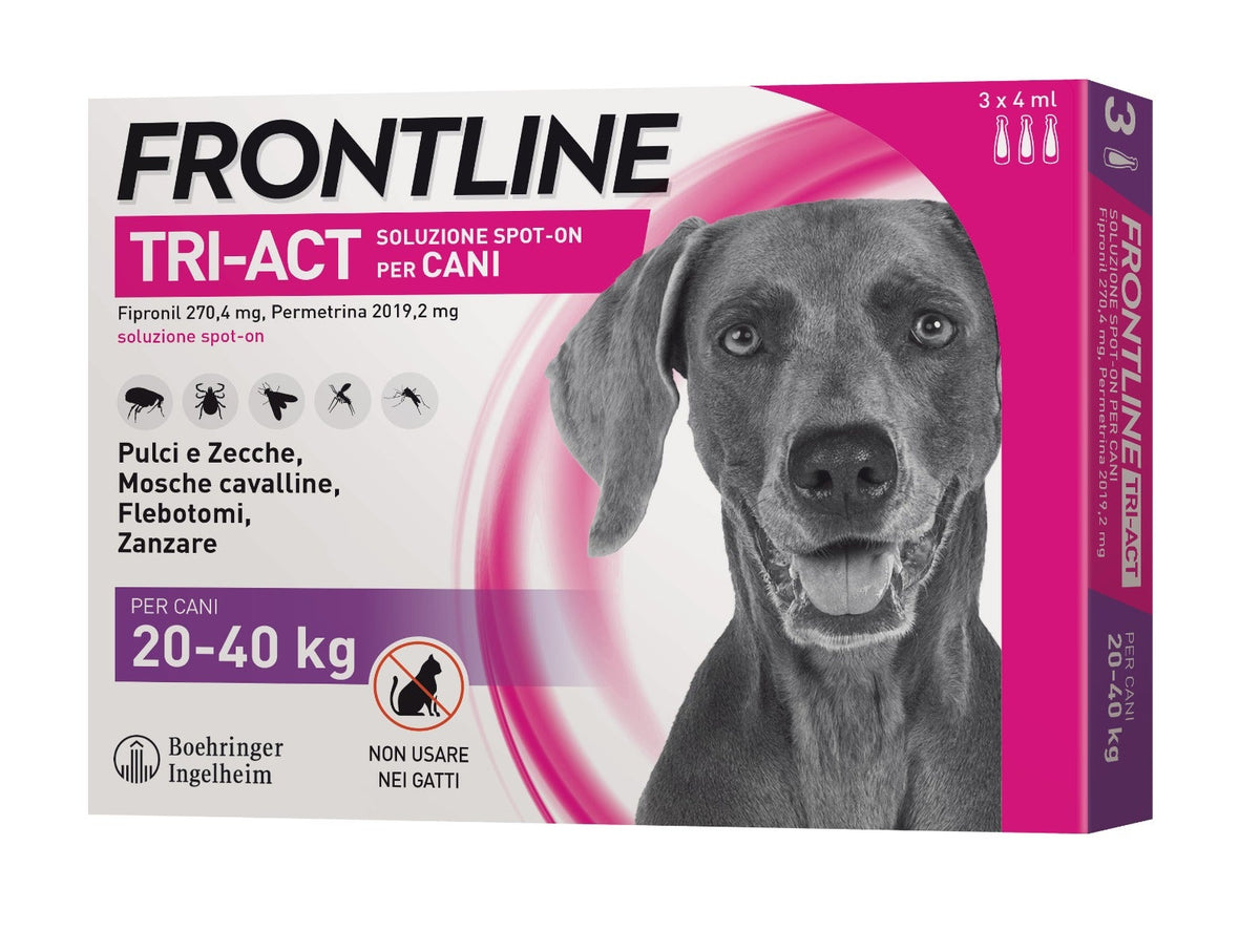 Frontline Tri-Act Soluzione Spot On Cani 20-40Kg 3x4ml-2