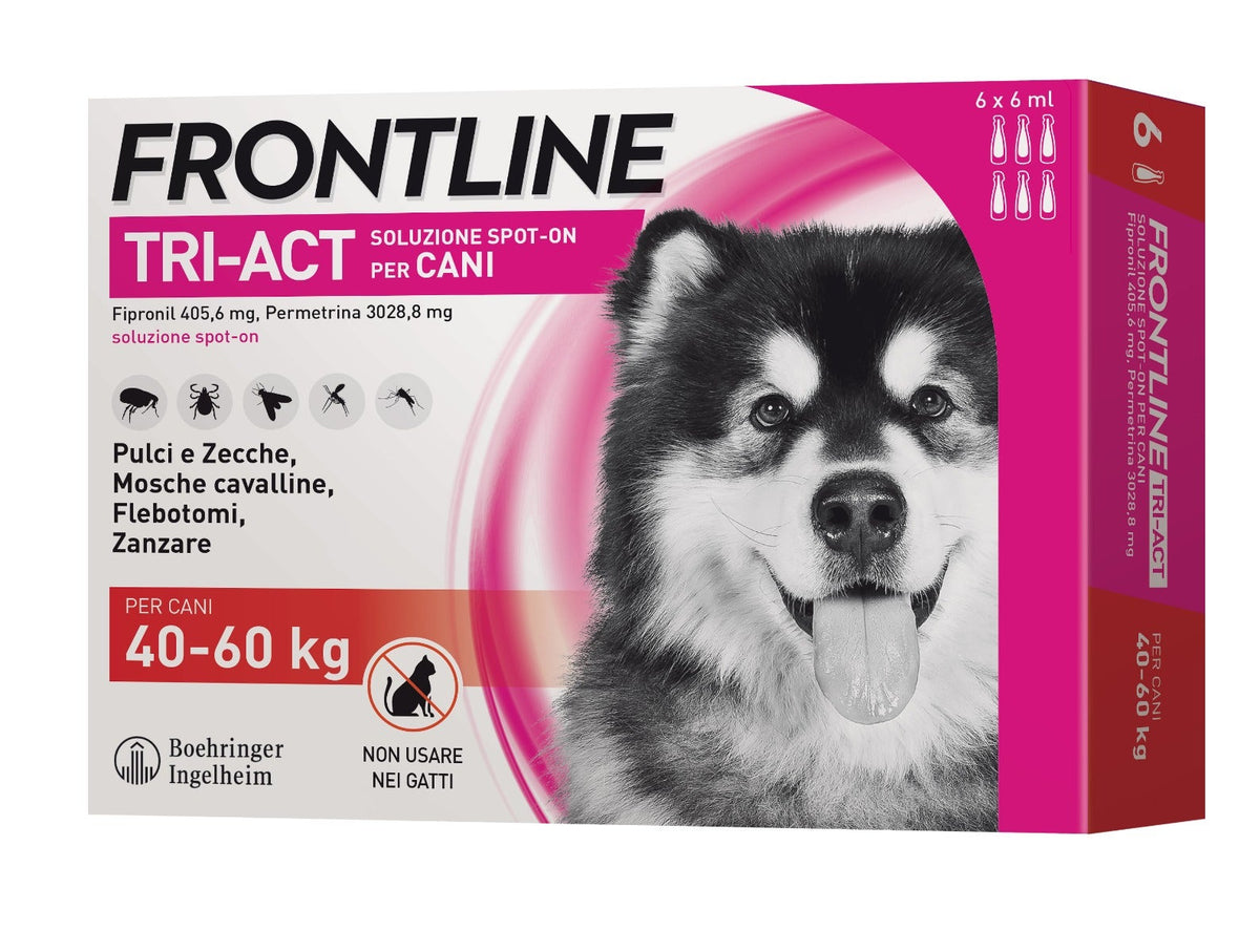 Frontline Tri-Act Soluzione Spot-On Cani 40-60Kg 6x6ml-2