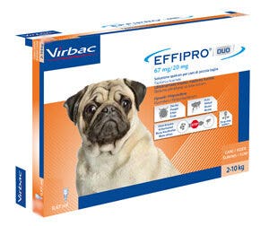Vibrac Effipro Duo Spot-On Soluzione 67mg/20,1mg Per Cani Taglia Piccola 24 Pipette-2