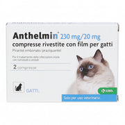 Anthelmin per Gatti 230mg+20mg 2 Compresse