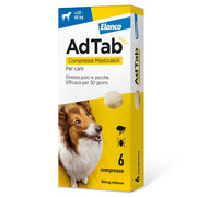 Adtab Per Cani Da 22 A 45kg 6 Compresse Masticabili 900mg